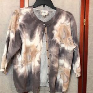 Linda by Louis Dell’olia cardigan Sz Large